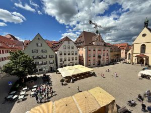 Blick auf den Marktplatz