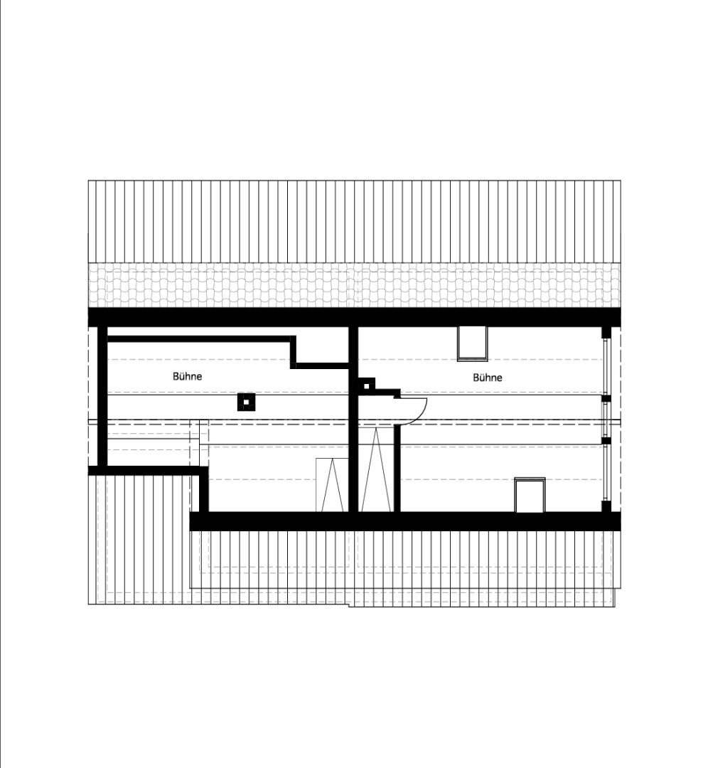 Grundriss Bühne