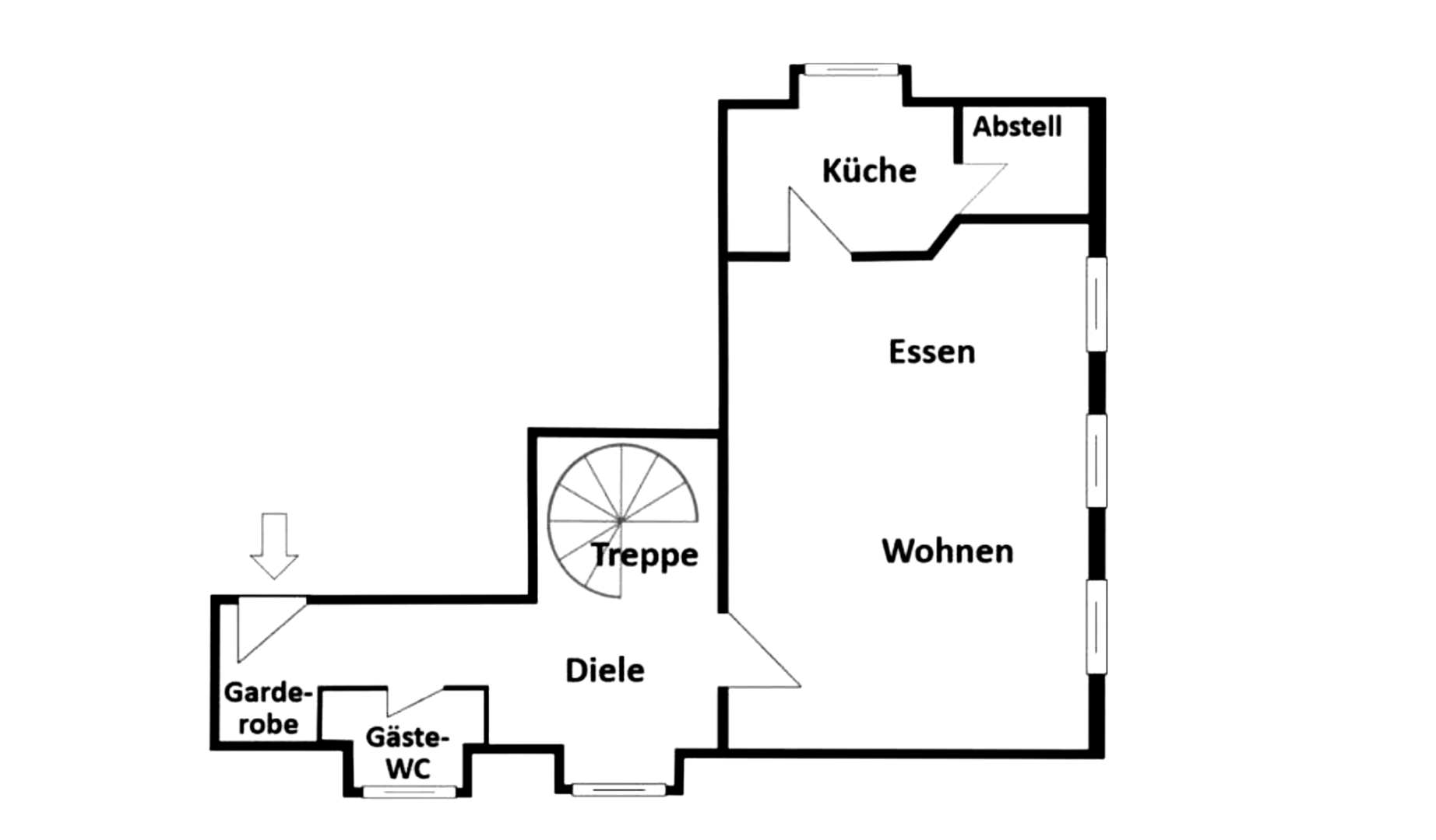 Grundriss 1. Etage