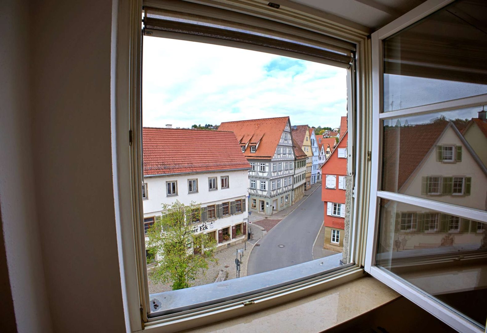 Blick aus dem Fenster